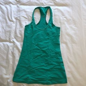 Lululemon Nulu Racerback Tank Extra Long - Teal